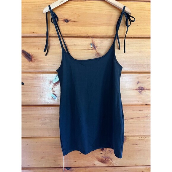 BLUSH MARK Party Girl Midi Dress Black-Large Split Hem L - Picture 3 of 3